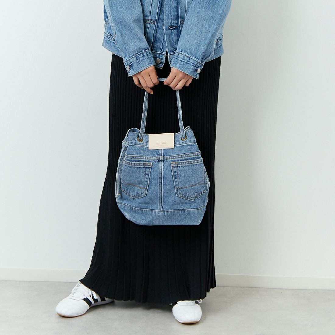 SOMETHING [サムシング] ドローストリングバッグ [SAK001] 94 L.BLUE