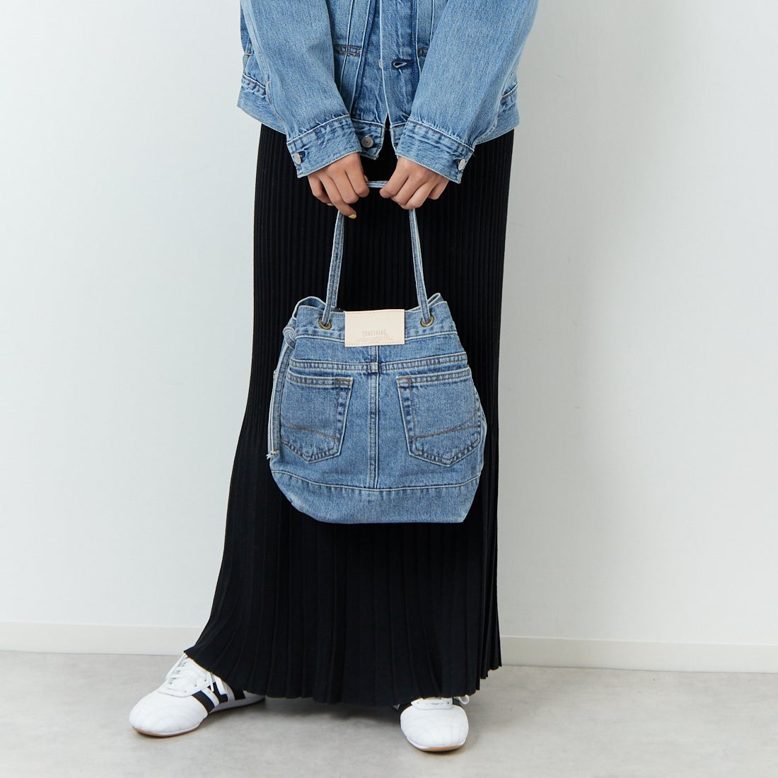 SOMETHING [サムシング] ドローストリングバッグ [SAK001] 94 L.BLUE