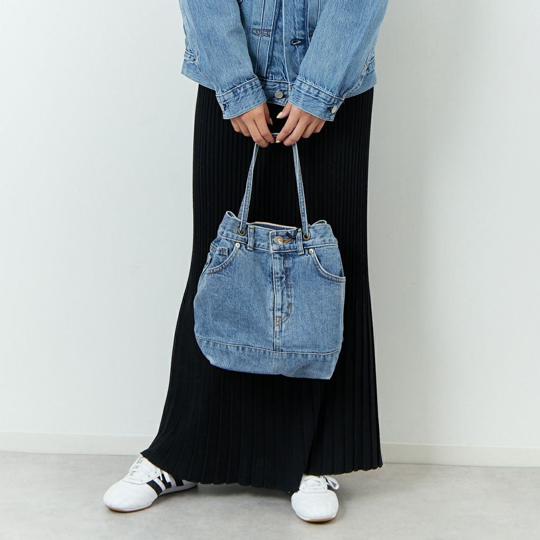 SOMETHING [サムシング] ドローストリングバッグ [SAK001] 94 L.BLUE