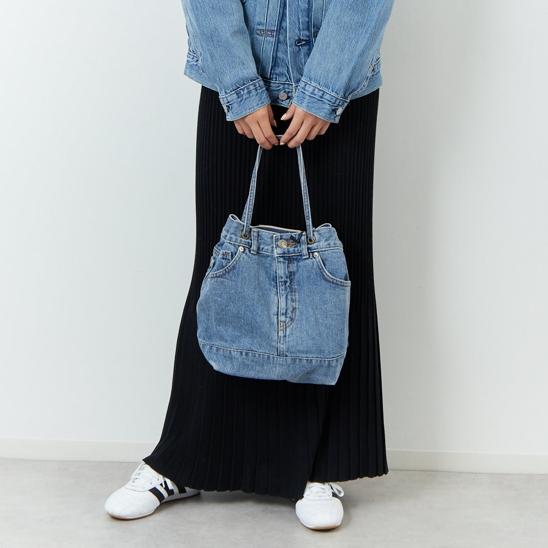 SOMETHING [サムシング] ドローストリングバッグ [SAK001] 94 L.BLUE