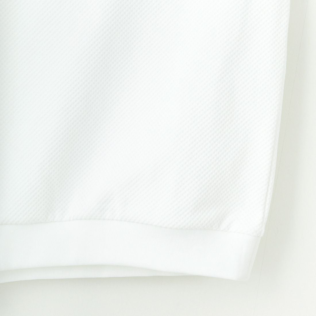 SY32 GOLF [エスワイサーティトゥ ゴルフ] スパイラルニット モックネックTシャツ [SYG-25S003] WHITE