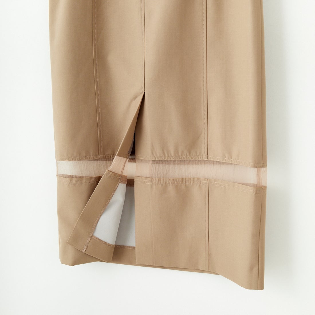 MAISON SPECIAL [メゾンスペシャル] レイヤードAラインスカート [21251516001] BGE