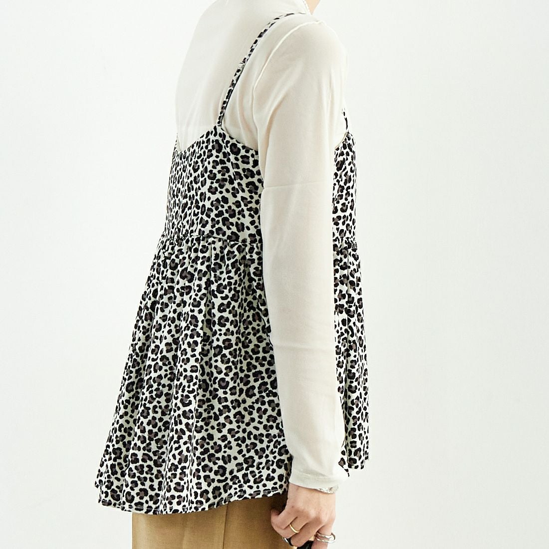 Jf Ready Made [ジェイエフレディメイド] 総柄キャミビスチェ [51285711] ｵﾌﾚｵﾊﾟｰﾄﾞ &&モデル身長：167cm 着用サイズ：F&&