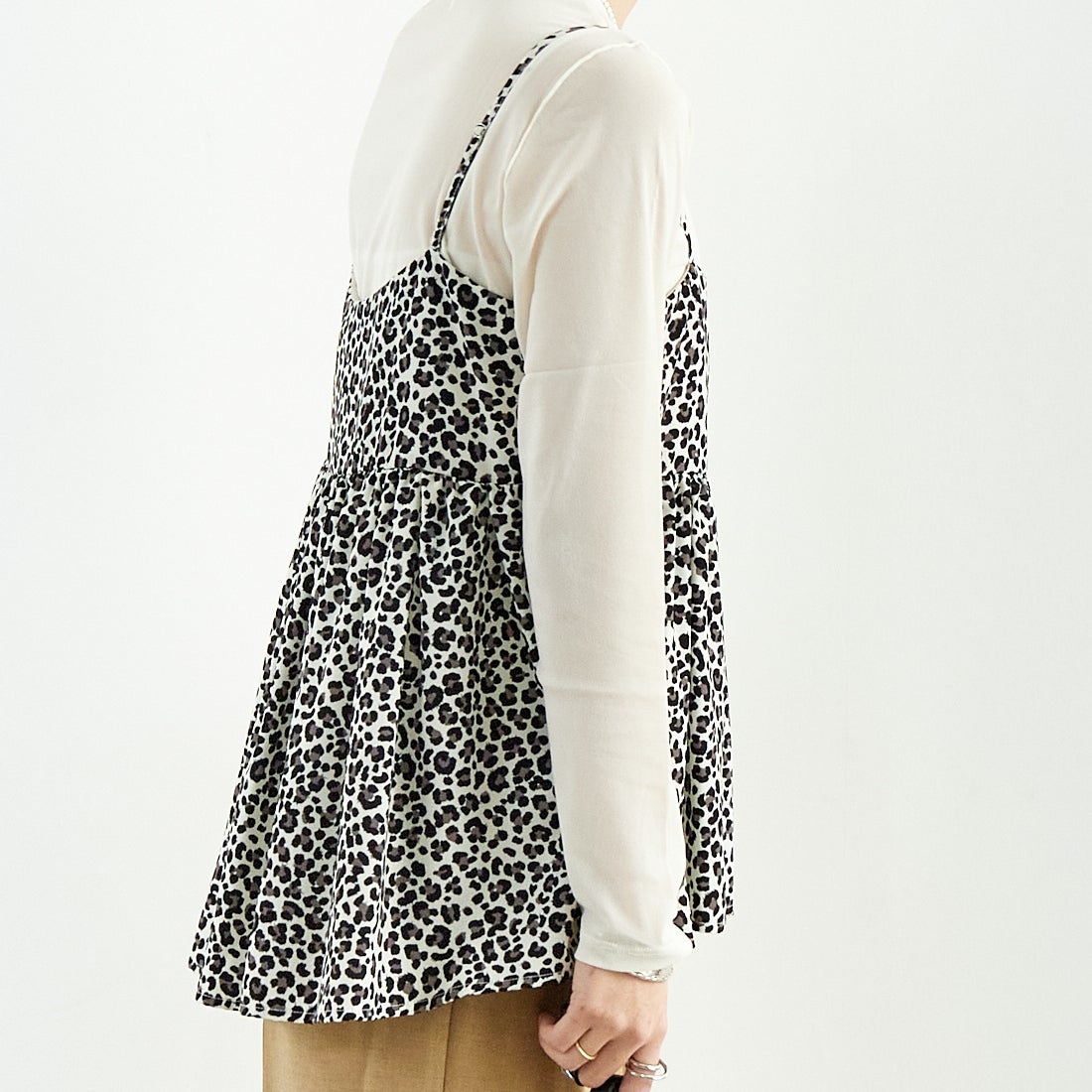 Jf Ready Made [ジェイエフレディメイド] 総柄キャミビスチェ [51285711] ｵﾌﾚｵﾊﾟｰﾄﾞ &&モデル身長：167cm 着用サイズ：F&&