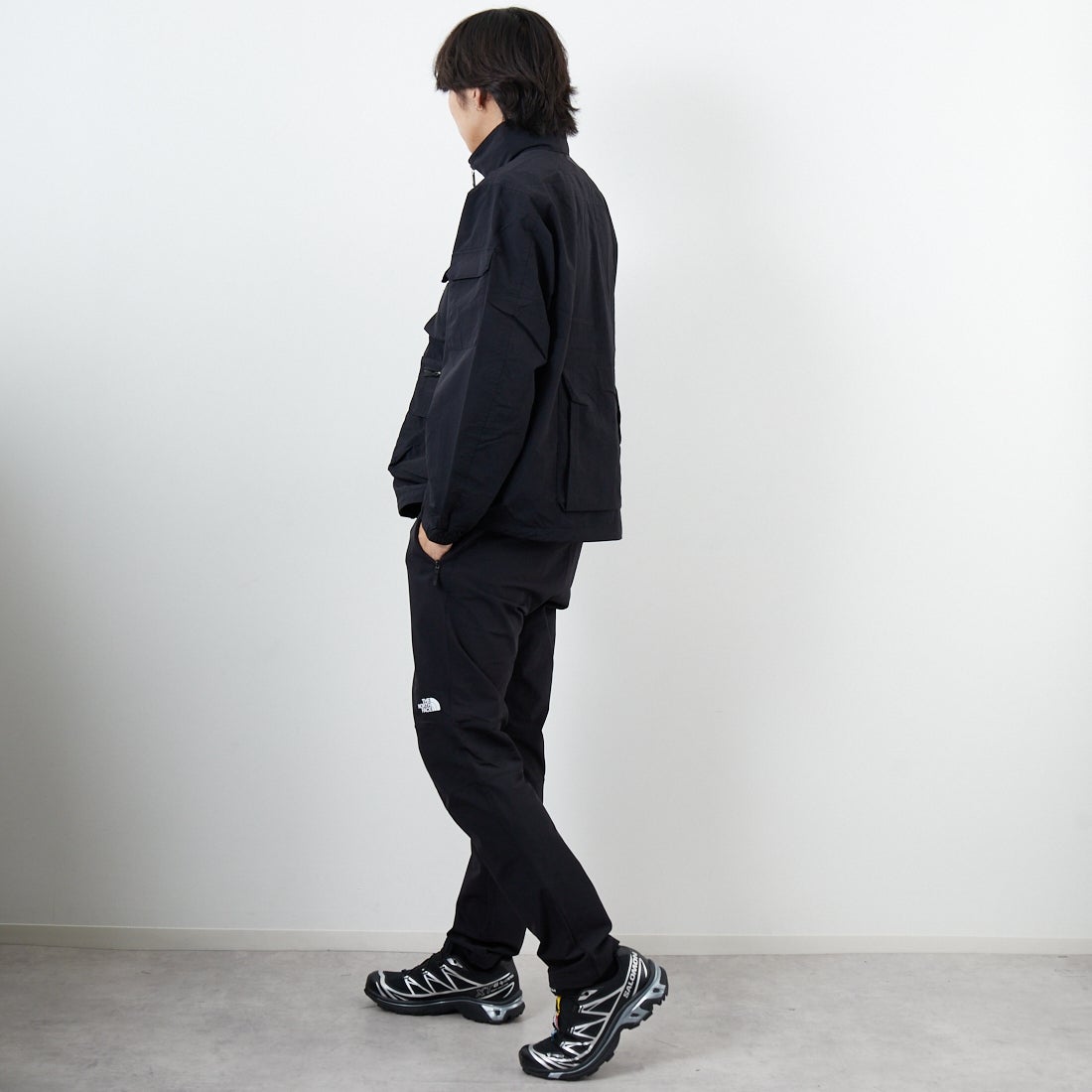 THE NORTH FACE [ザ ノースフェイス] フィールドユーティリティジャケット [NP22533] K &&モデル身長：179cm 着用サイズ：M&&