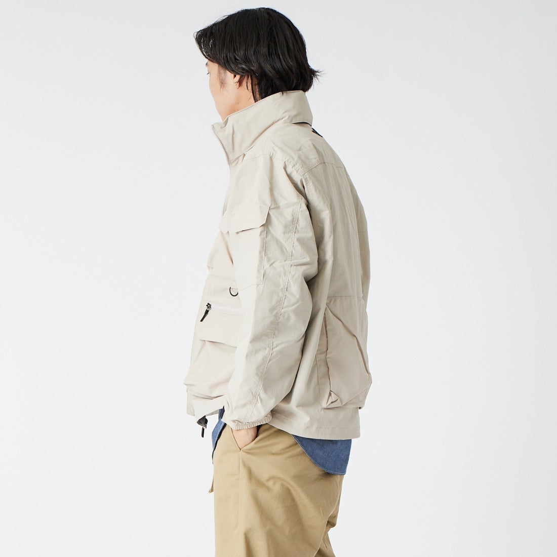 THE NORTH FACE [ザ ノースフェイス] フィールドユーティリティジャケット [NP22533] FI &&モデル身長：179cm 着用サイズ：M&&