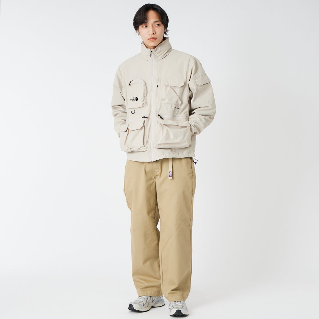 THE NORTH FACE [ザ ノースフェイス] フィールドユーティリティジャケット [NP22533] FI &&モデル身長：179cm 着用サイズ：M&&