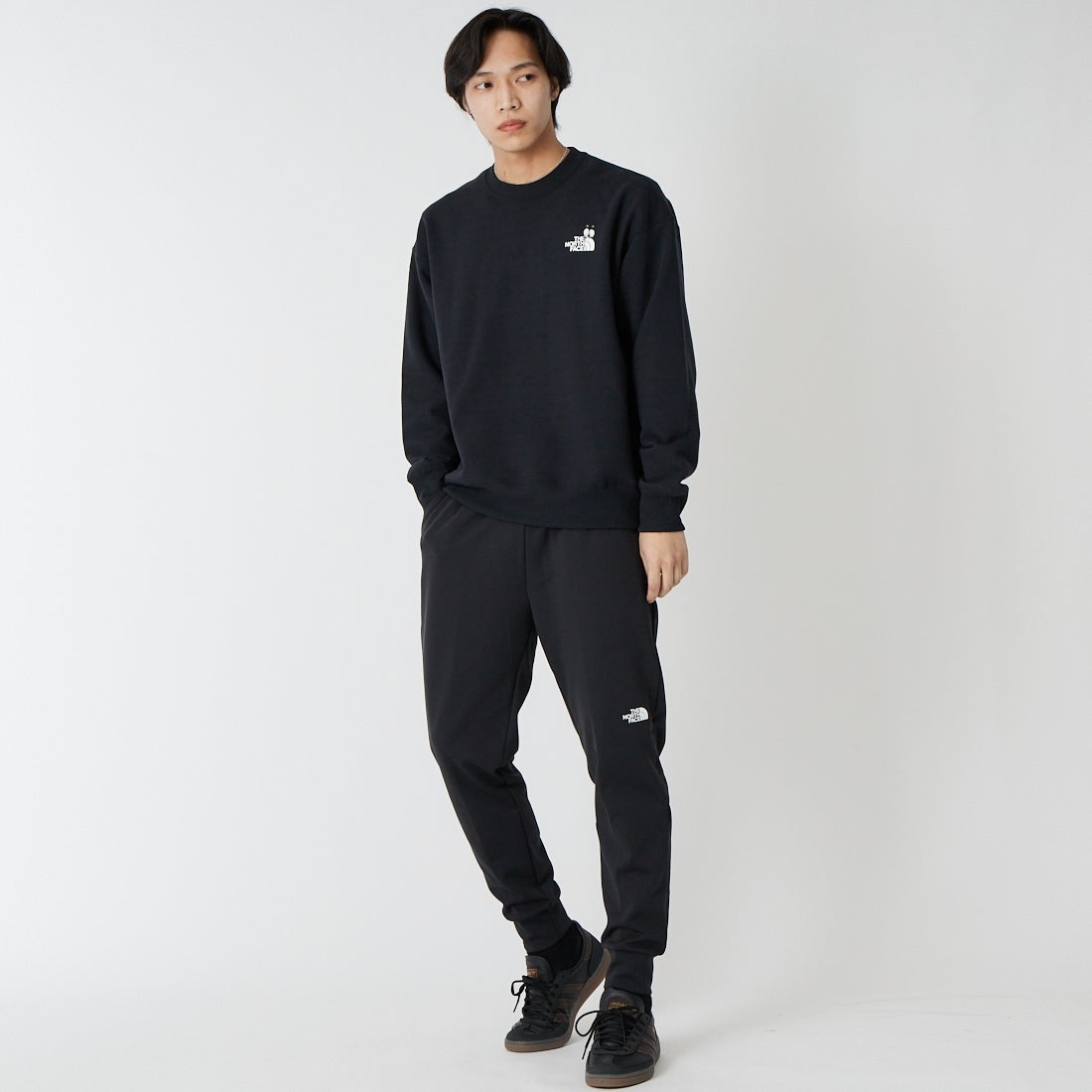 THE NORTH FACE [ザ ノースフェイス] モーションジョガーパンツ [NB12595] K &&モデル身長：179cm 着用サイズ：L&&