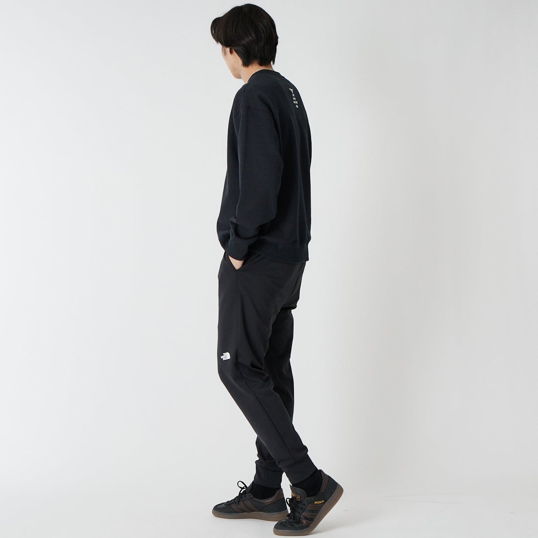 THE NORTH FACE [ザ ノースフェイス] モーションジョガーパンツ [NB12595] K &&モデル身長：179cm 着用サイズ：L&&