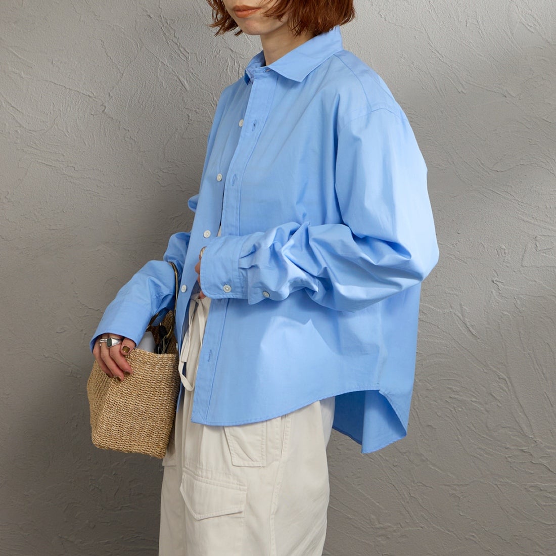 83 BLUE&&モデル身長：158cm 着用サイズ：F0&&