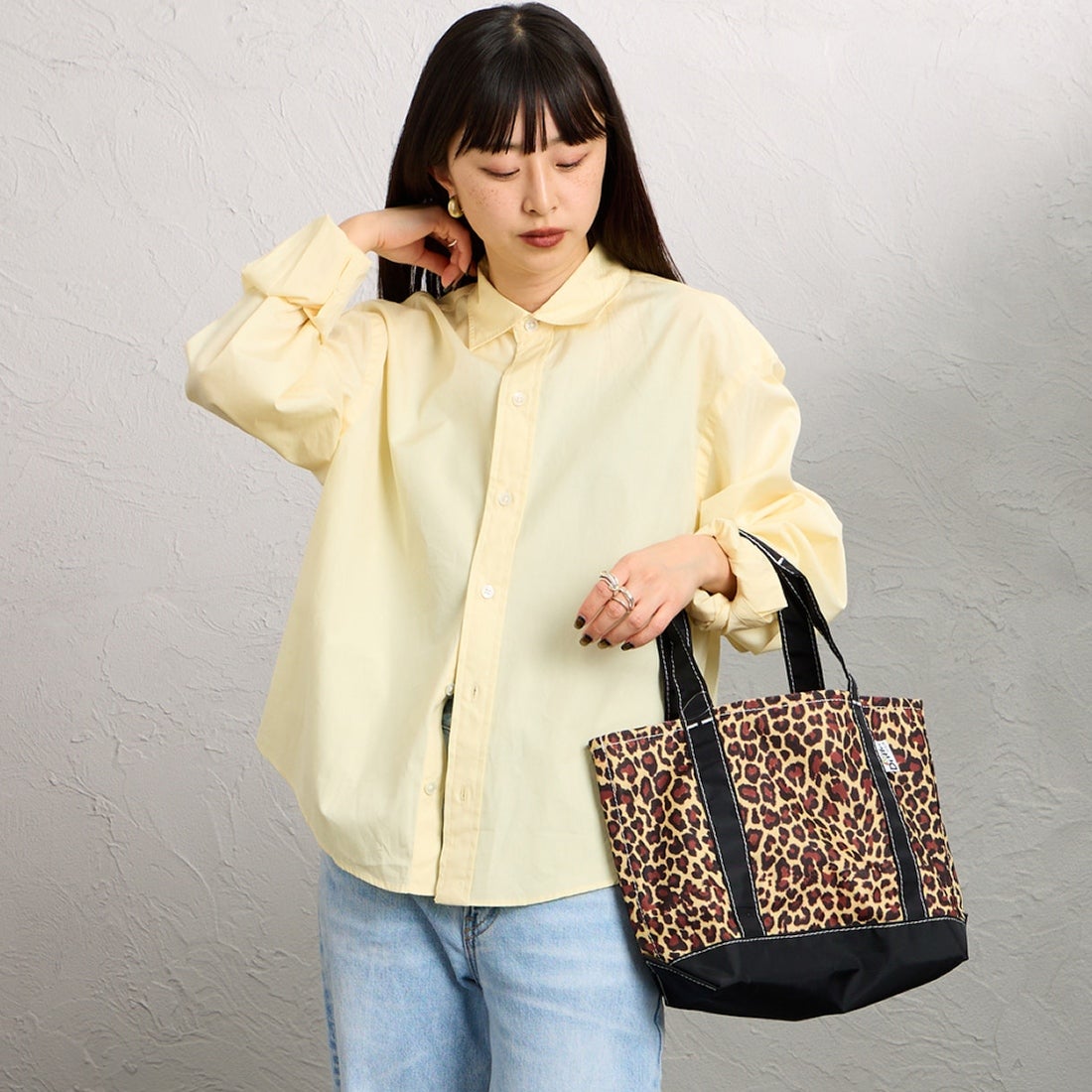 53 YELLOW&&モデル身長：150cm 着用サイズ：F0&&