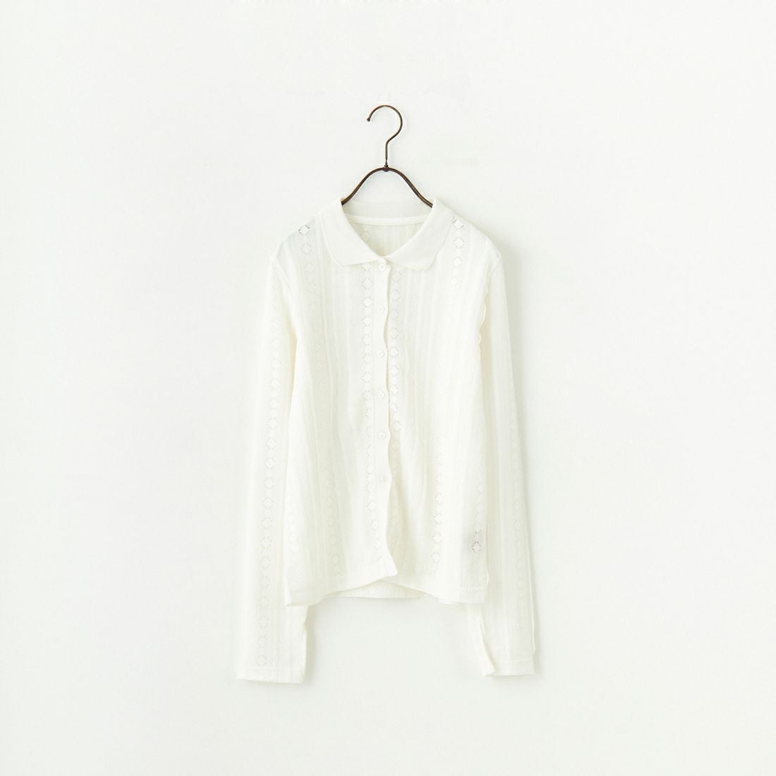 hwyl [ヒュイル] 襟付きレースソフトカーディガン [51285535] ｱｲﾎﾞﾘｰ