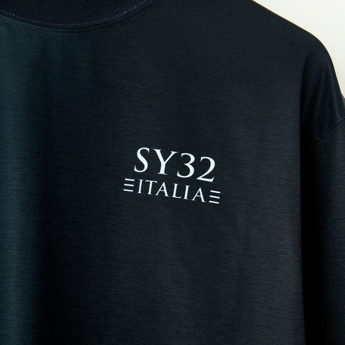SY32 [エスワイサーティトゥ] グラデーションビッグロゴTシャツ [15027] BLACK