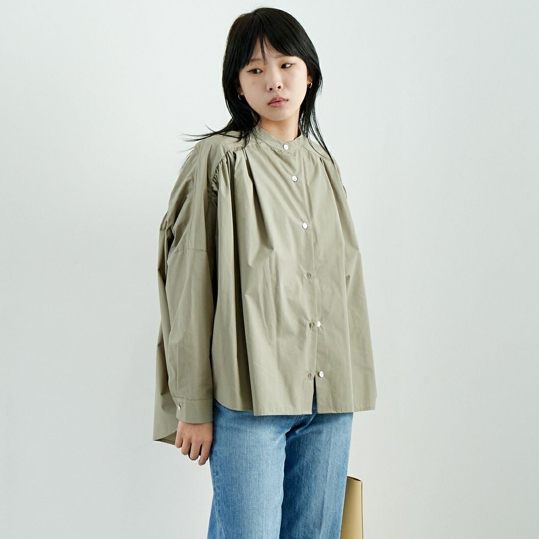 ｸﾞﾚｰ&&モデル身長：167cm 着用サイズ：F&&