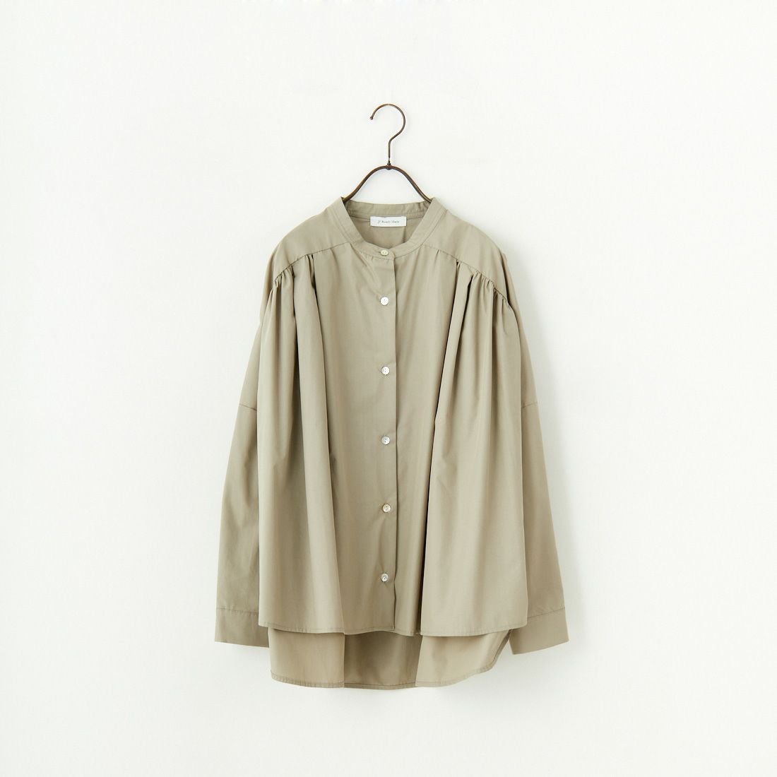 Jf Ready Made [ジェイエフレディメイド] T/Cオーバーギャザータックブラウス [4125200] ｸﾞﾚｰ