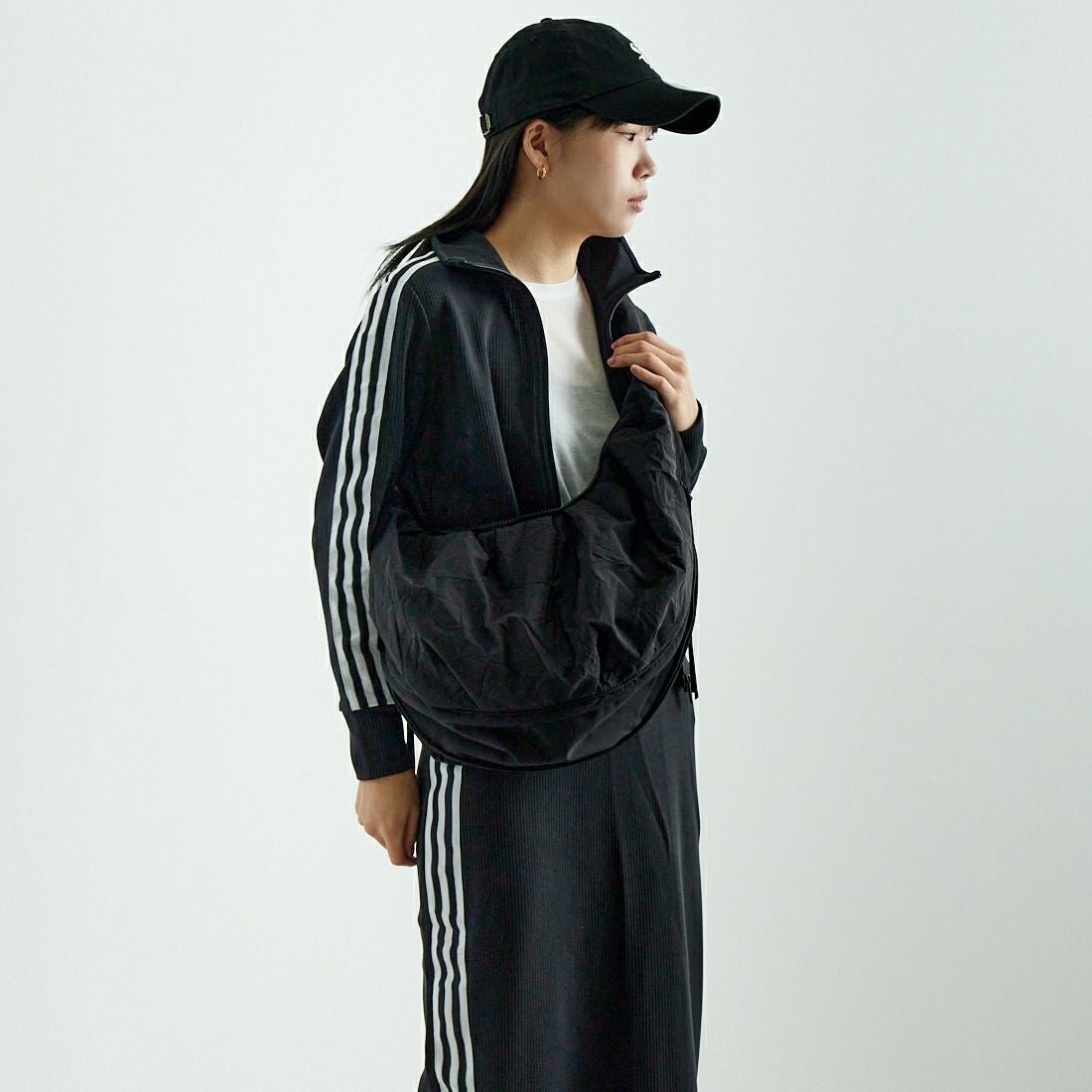 emmi [エミ] 撥水 2wayワッシャーショルダーバッグ [13WGB251307] BLK