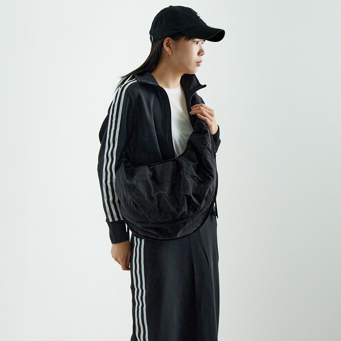 emmi [エミ] 撥水 2wayワッシャーショルダーバッグ [13WGB251307] BLK