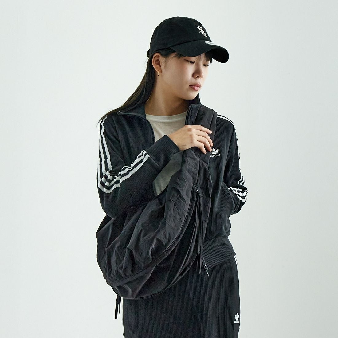 emmi [エミ] 撥水 2wayワッシャーショルダーバッグ [13WGB251307] BLK