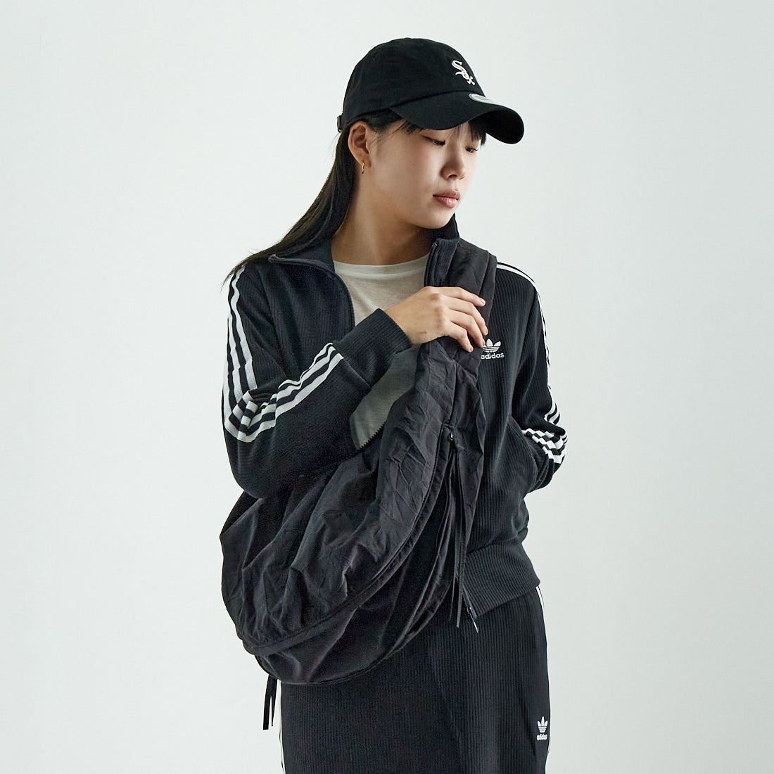 emmi [エミ] 撥水 2wayワッシャーショルダーバッグ [13WGB251307] BLK