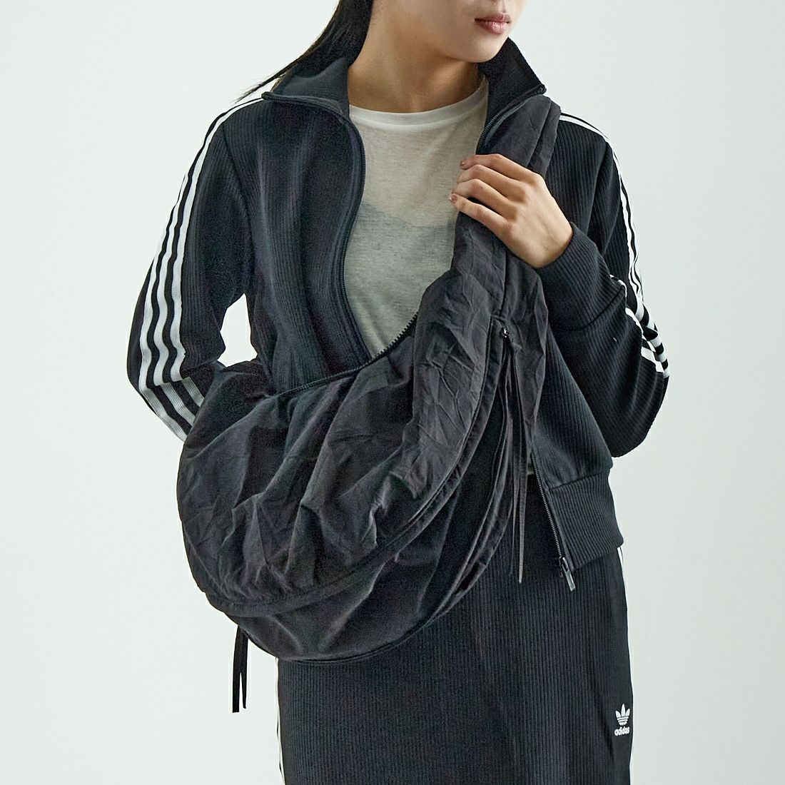 emmi [エミ] 撥水 2wayワッシャーショルダーバッグ [13WGB251307] BLK