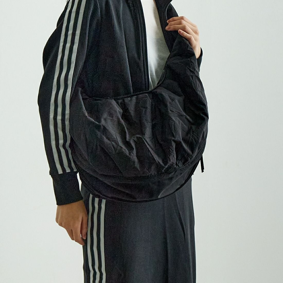 emmi [エミ] 撥水 2wayワッシャーショルダーバッグ [13WGB251307] BLK