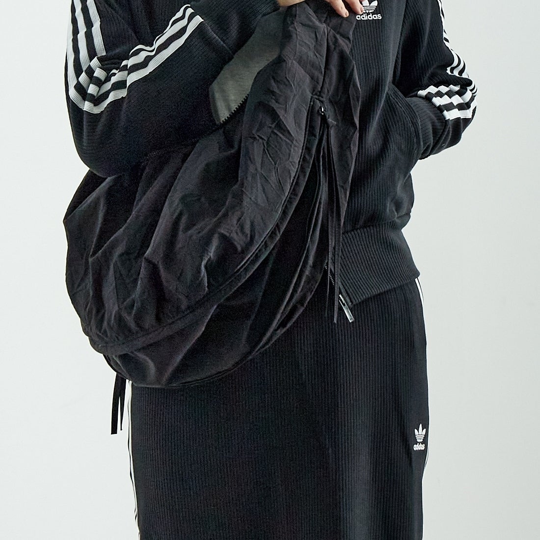 emmi [エミ] 撥水 2wayワッシャーショルダーバッグ [13WGB251307] BLK