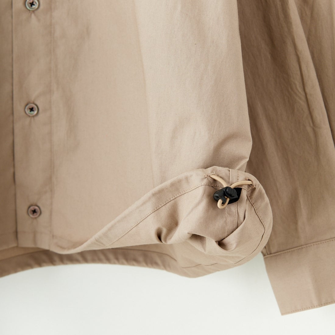 SLICK [スリック] タイプライタードローストリングシャツ [5155912] 520 GRAYBE