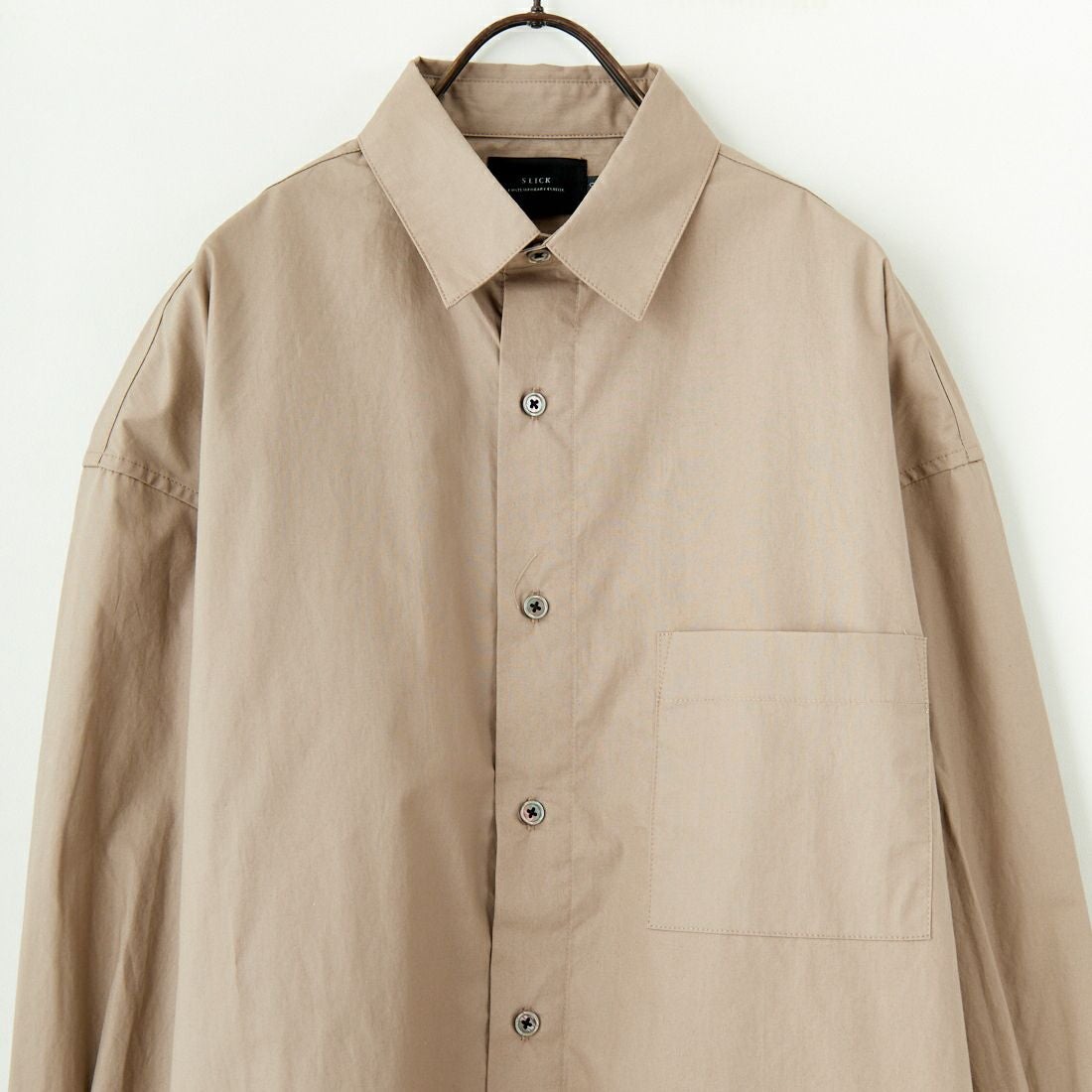 SLICK [スリック] タイプライタードローストリングシャツ [5155912] 520 GRAYBE