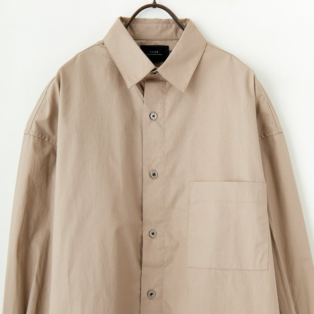 SLICK [スリック] タイプライタードローストリングシャツ [5155912] 520 GRAYBE