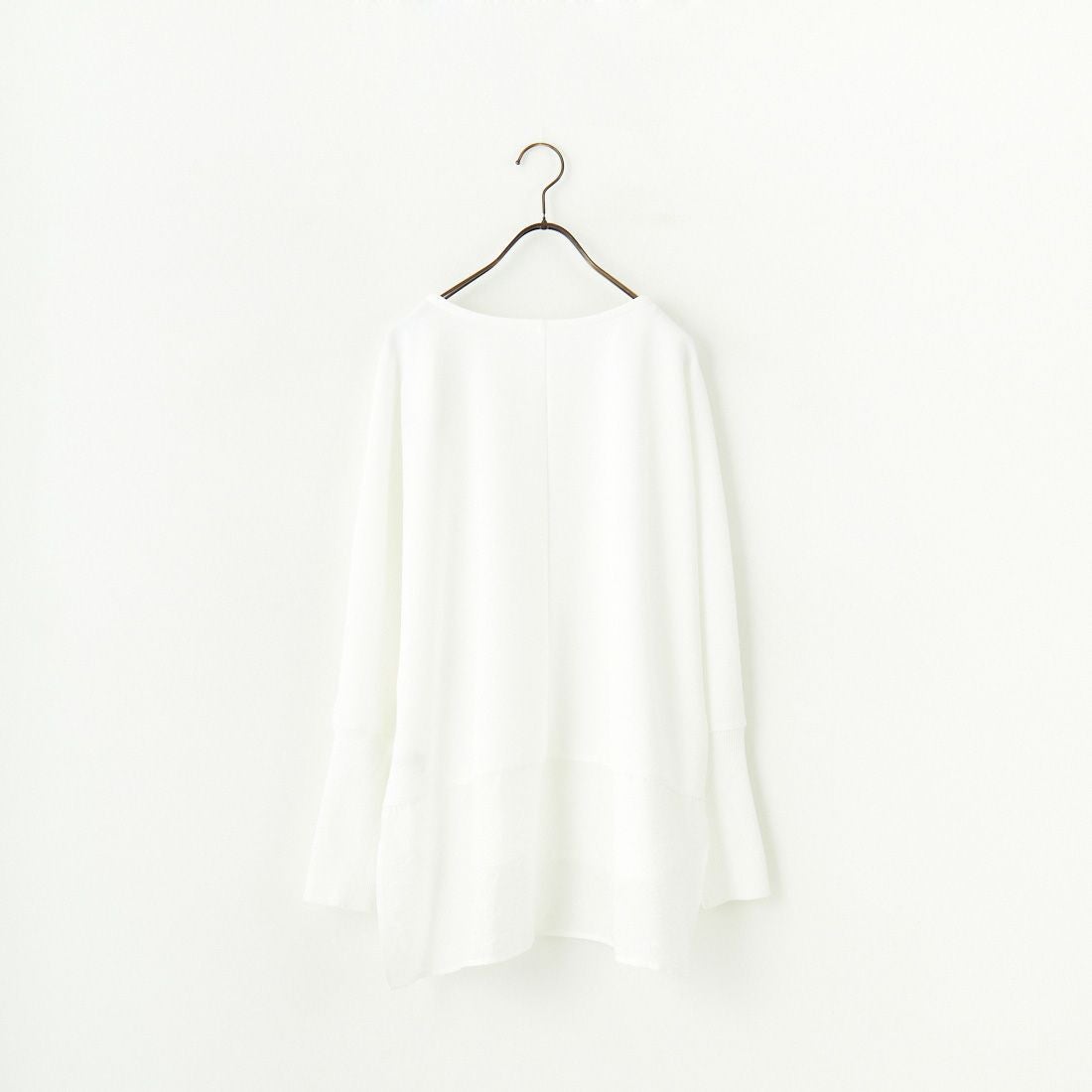 DIGNITE COLLIER [ディニテコリエ] ドルマンジョーゼット ドッキングプルオーバー [80990223] 030 ﾎﾜｲﾄ