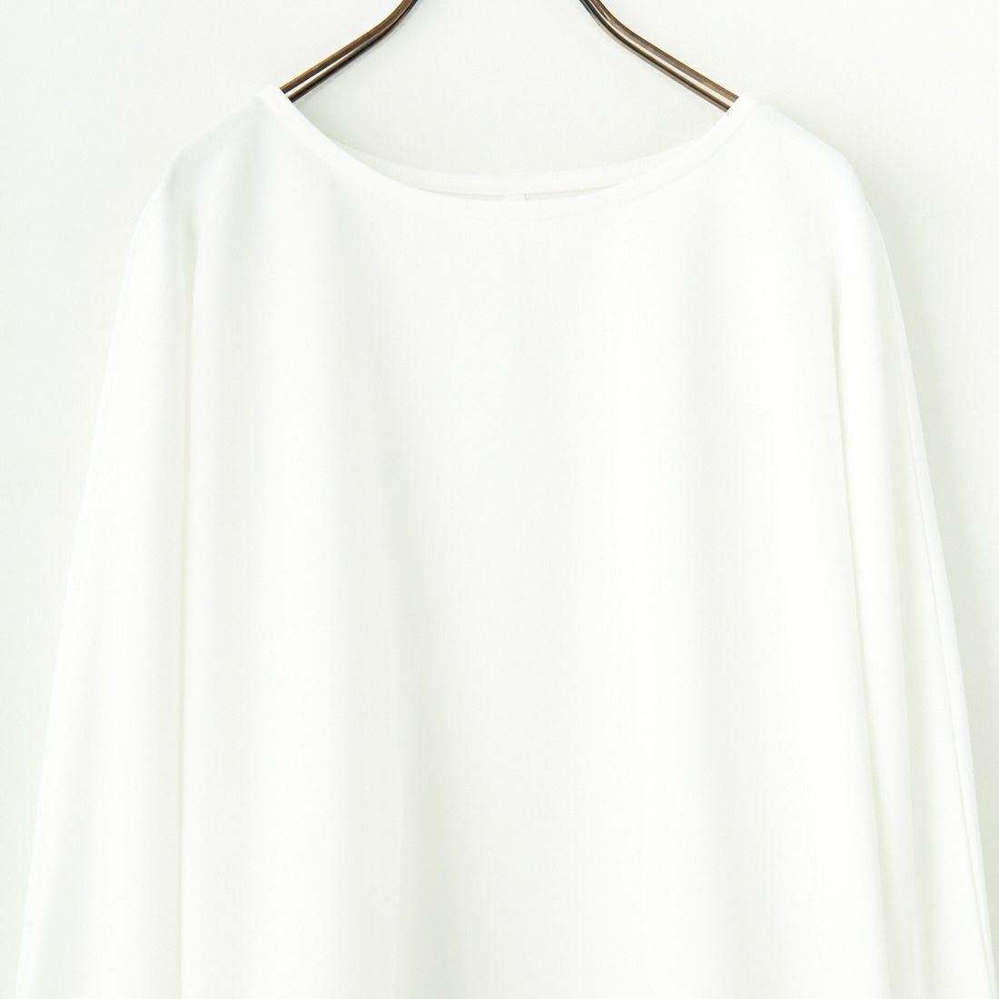 DIGNITE COLLIER [ディニテコリエ] ドルマンジョーゼット ドッキングプルオーバー [80990223] 030 ﾎﾜｲﾄ