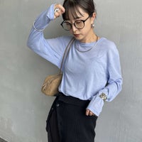 ﾗｲﾄﾌﾞﾙｰ&&モデル身長：150cm 着用サイズ：F&&