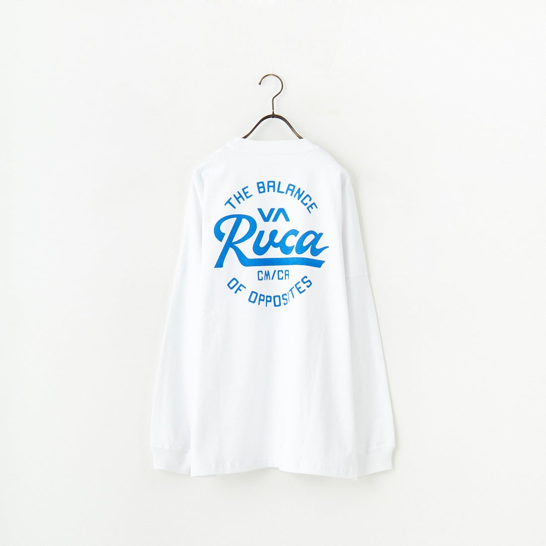RVCA [ルーカ] スクリプトシールド ロングスリーブTシャツ [BF041-152] WHT