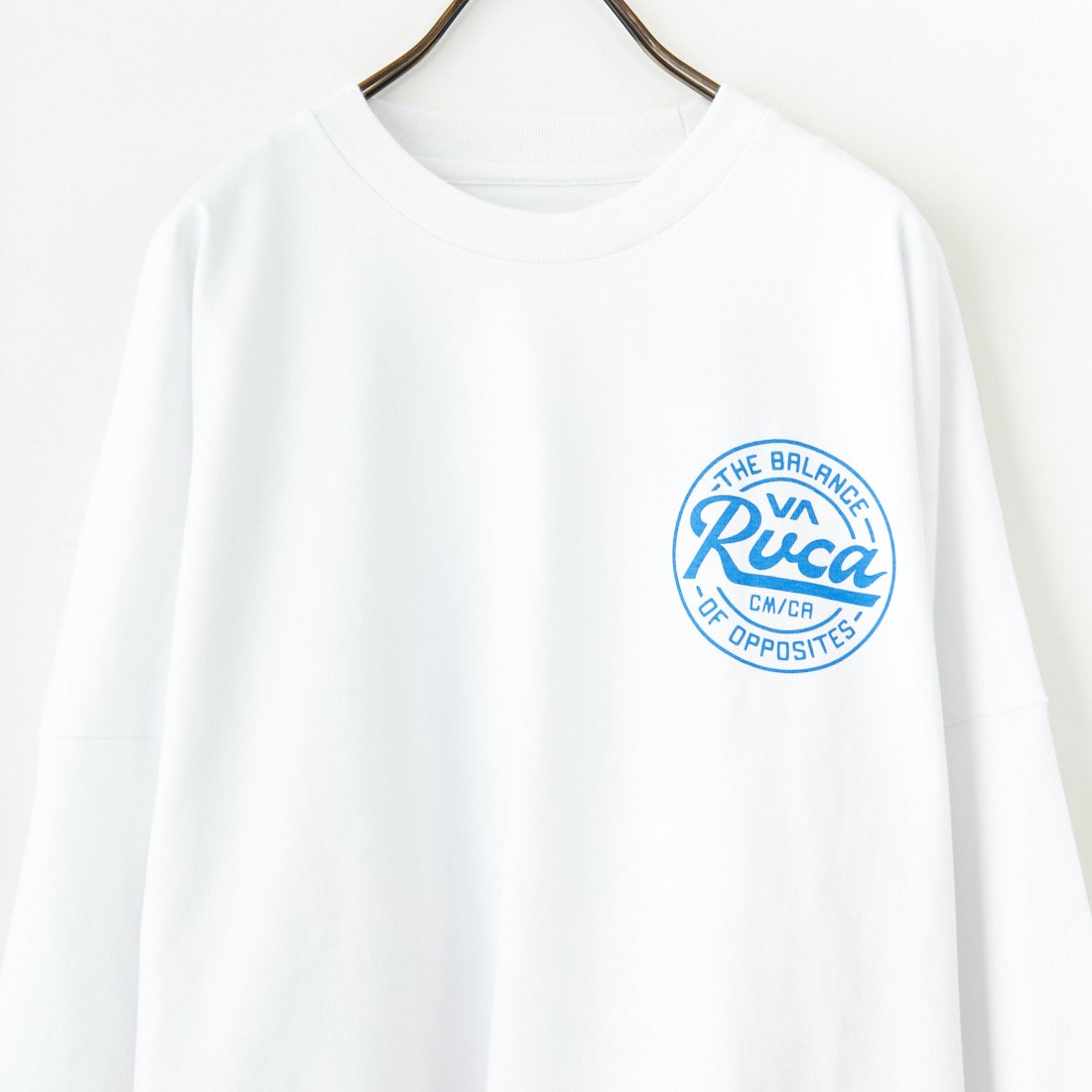 RVCA [ルーカ] スクリプトシールド ロングスリーブTシャツ [BF041-152] WHT