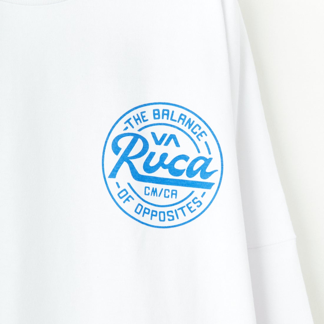 RVCA [ルーカ] スクリプトシールド ロングスリーブTシャツ [BF041-152] WHT