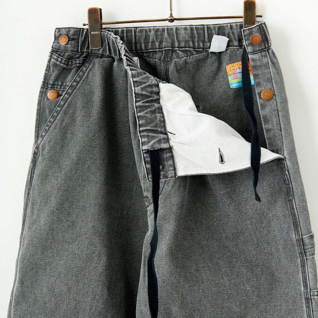 SMITH'S [スミス] VENICE ハーフオーバーオールパンツ [5175-9063] 49 CHARCOA