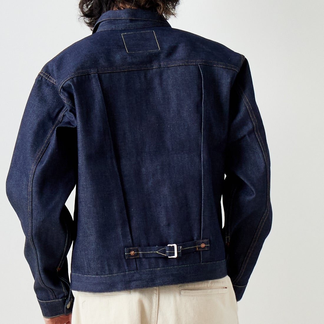 LEVI'S VINTAGE CLOTHING [リーバイス ヴィンテージ クロージング] 1936モデル TYPE1ジャケット [70506-00] 28 RIGID &&モデル身長：182cm 着用サイズ：M&&