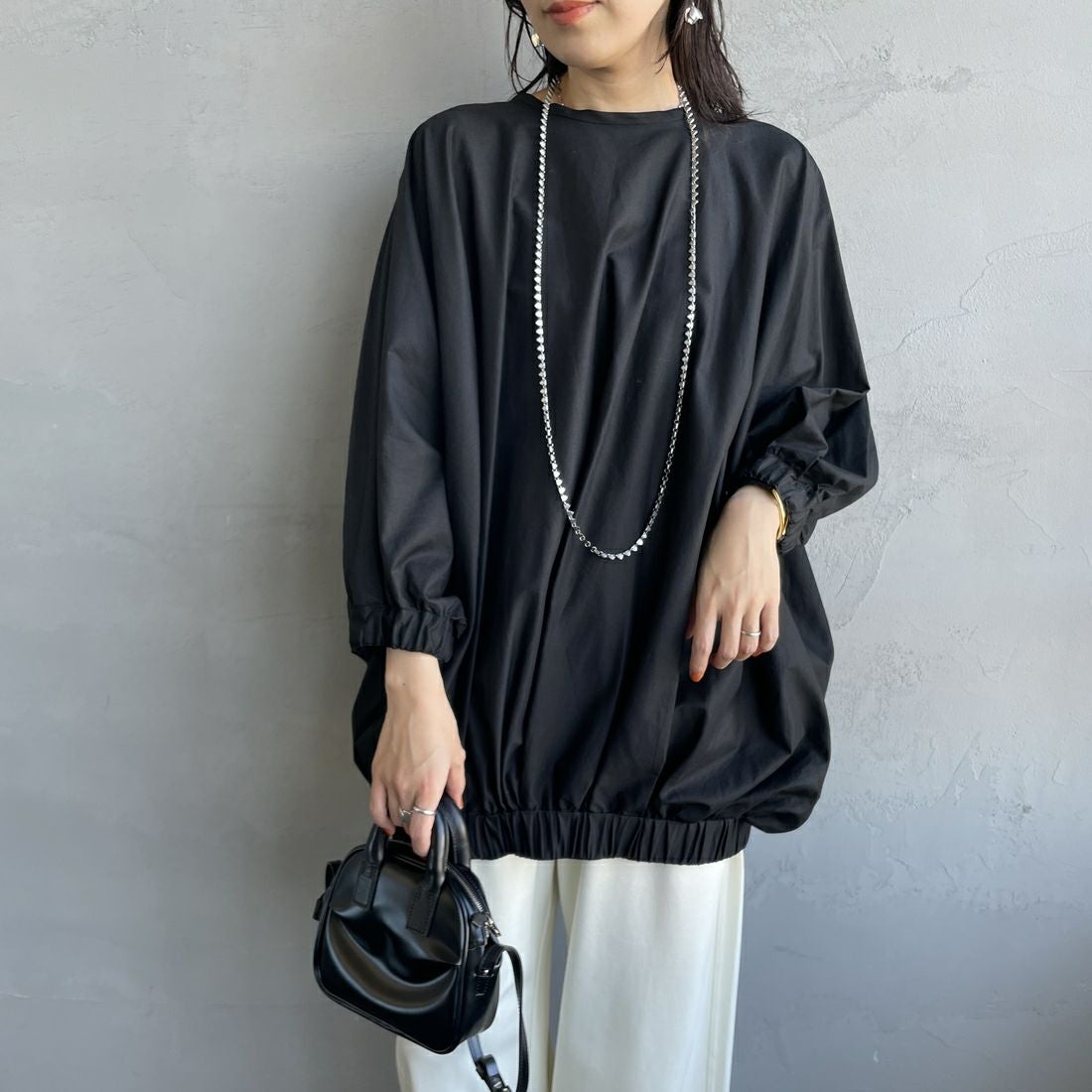 mizuiro ind [ミズイロインド] ドルマンボリュームプルオーバー [1