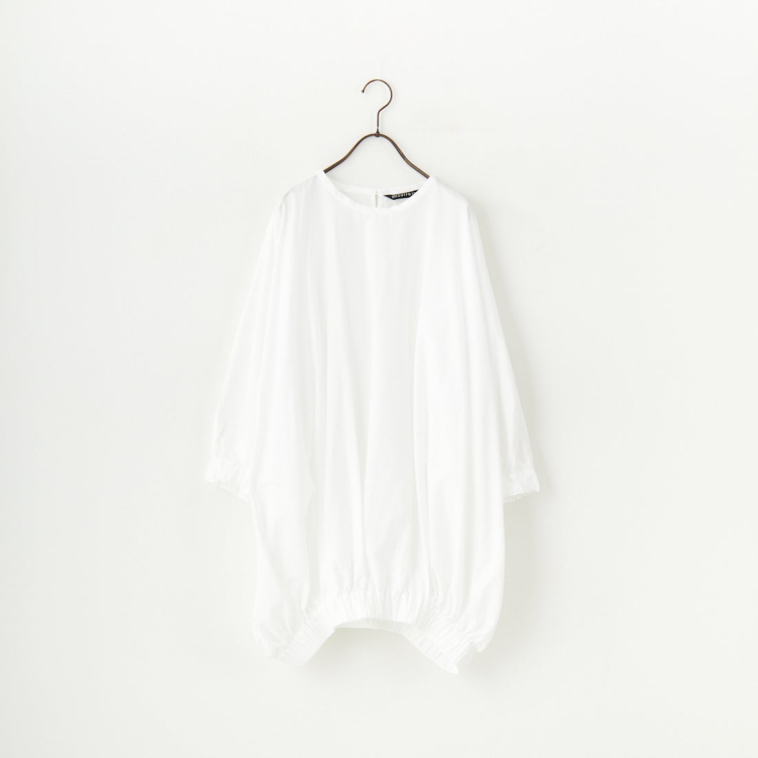 mizuiro ind [ミズイロインド] ドルマンボリュームプルオーバー [1-230109] 11 O.WHITE