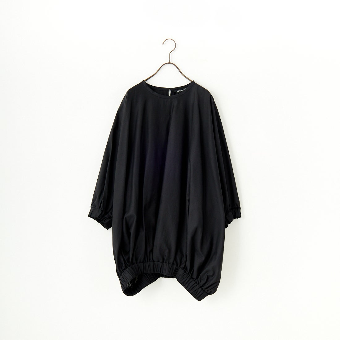 mizuiro ind [ミズイロインド] ドルマンボリュームプルオーバー [1-230109] 99 BLACK