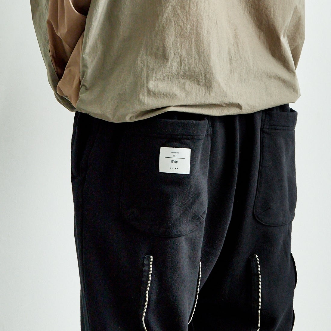 Name. [ネーム] ボンデージスウェットパンツ [NMPT-025] BLACK