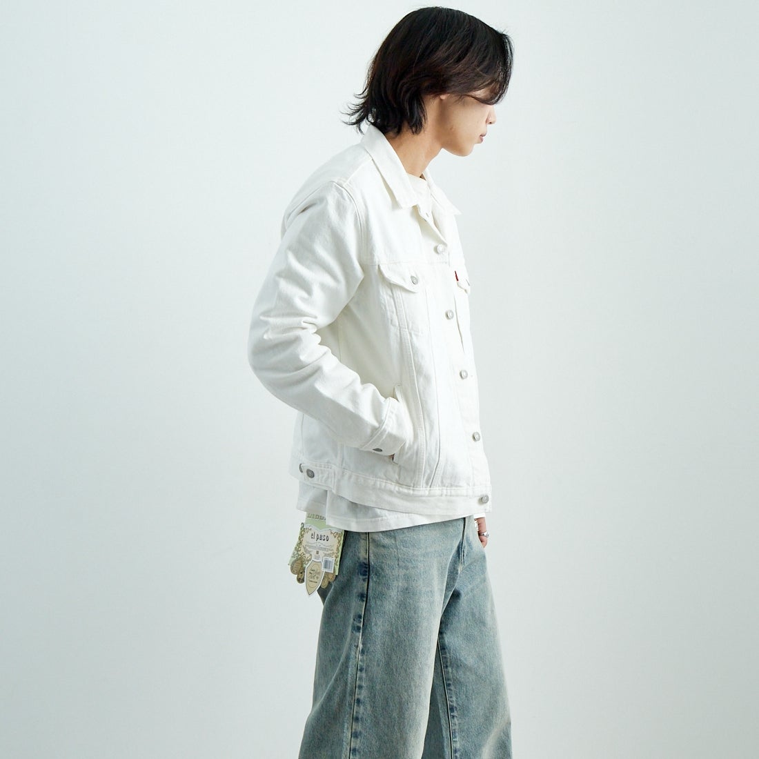LEVI'S [リーバイス] トラッカージャケット [72334-02] 92 STEEL H &&モデル身長：179cm 着用サイズ：M&&