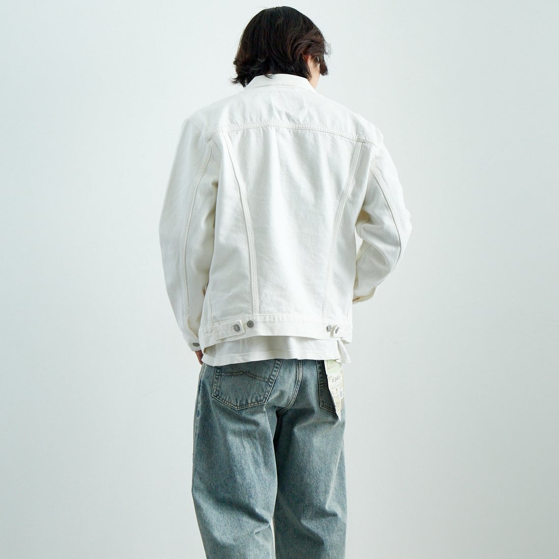 LEVI'S [リーバイス] トラッカージャケット [72334-02] 92 STEEL H &&モデル身長：179cm 着用サイズ：M&&