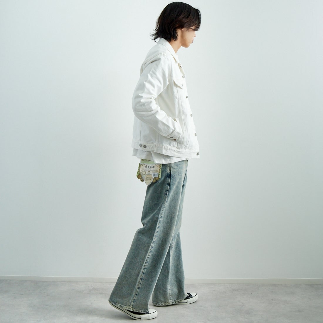 LEVI'S [リーバイス] トラッカージャケット [72334-02] 92 STEEL H &&モデル身長：179cm 着用サイズ：M&&