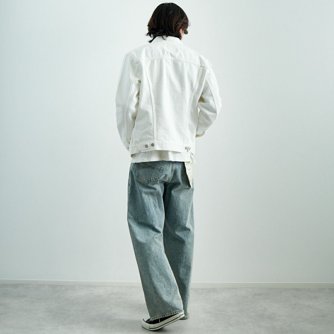 LEVI'S [リーバイス] トラッカージャケット [72334-02] 92 STEEL H &&モデル身長：179cm 着用サイズ：M&&