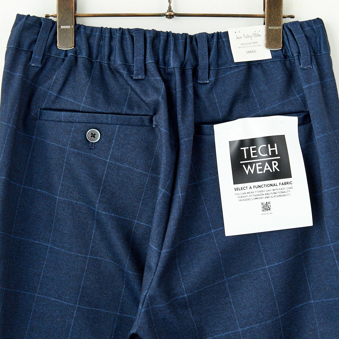 Jeans Factory Clothes [ジーンズファクトリークローズ] テックポンチ1Pイージースラックス [JFC-252-010] 3 NVYｳｨﾝﾄﾞ