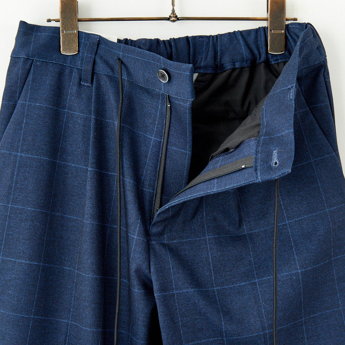 Jeans Factory Clothes [ジーンズファクトリークローズ] テックポンチ1Pイージースラックス [JFC-252-010] 3 NVYｳｨﾝﾄﾞ