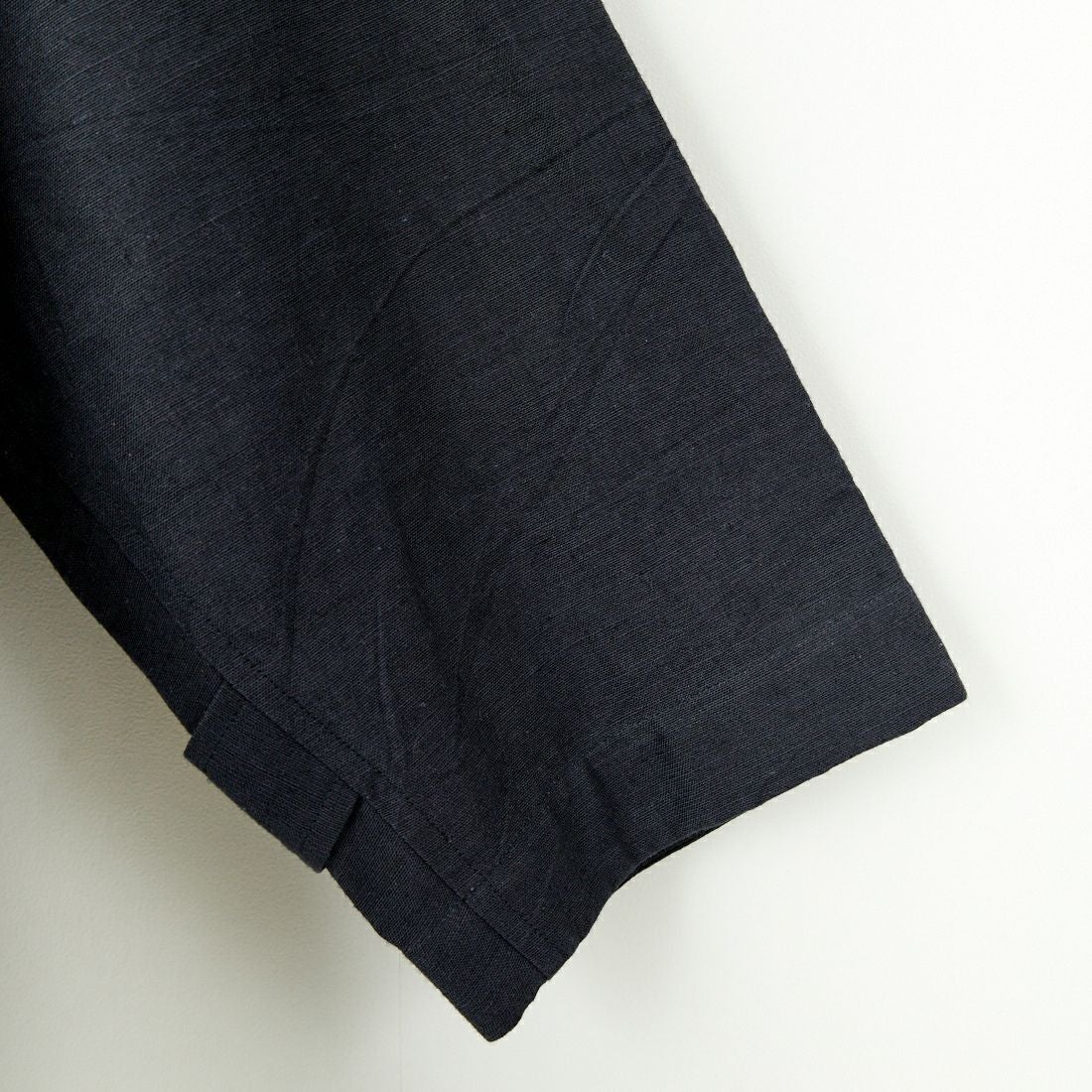STILL BY HAND [スティルバイハンド] リネンコットンハーフコート [CO01251] NAVY