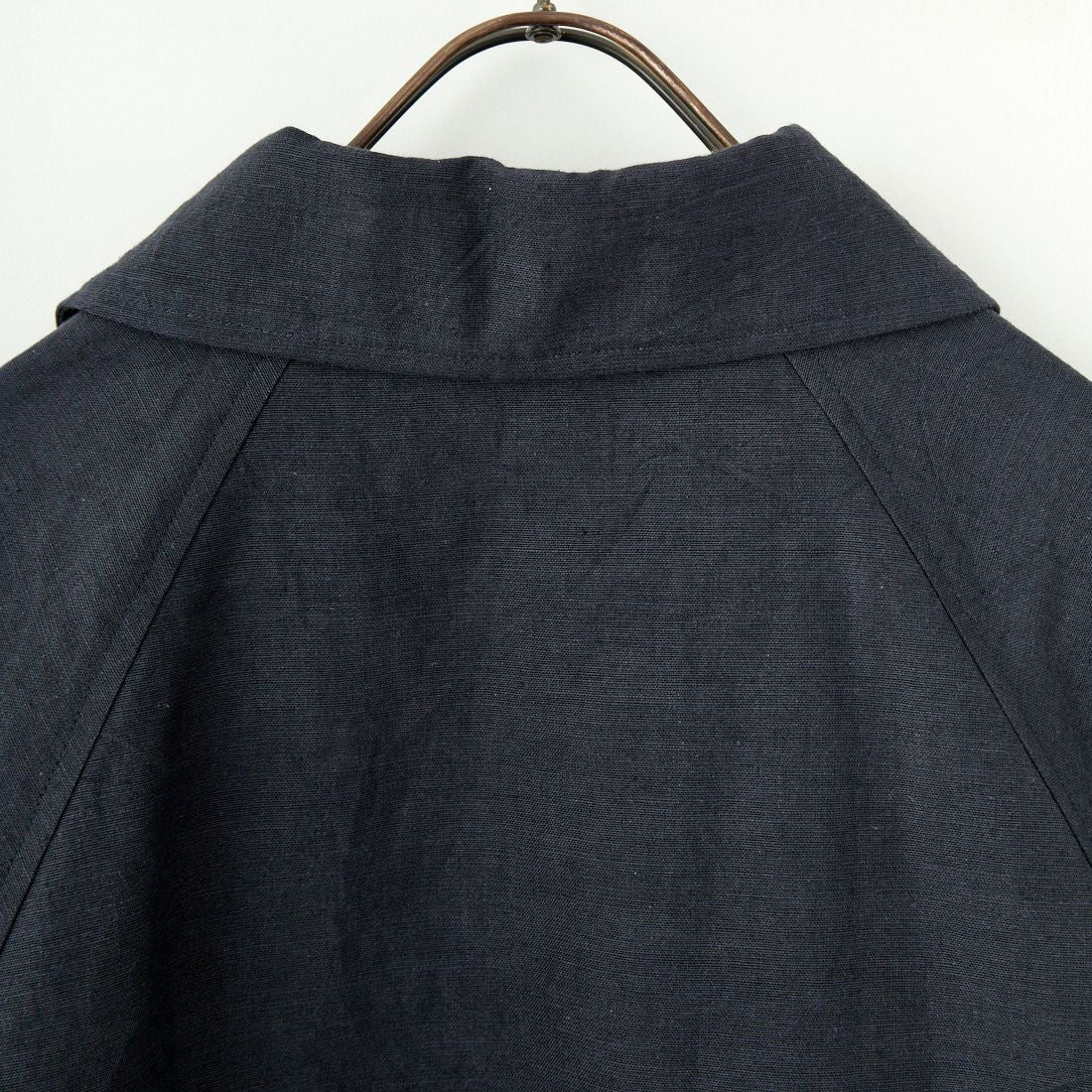 STILL BY HAND [スティルバイハンド] リネンコットンハーフコート [CO01251] NAVY