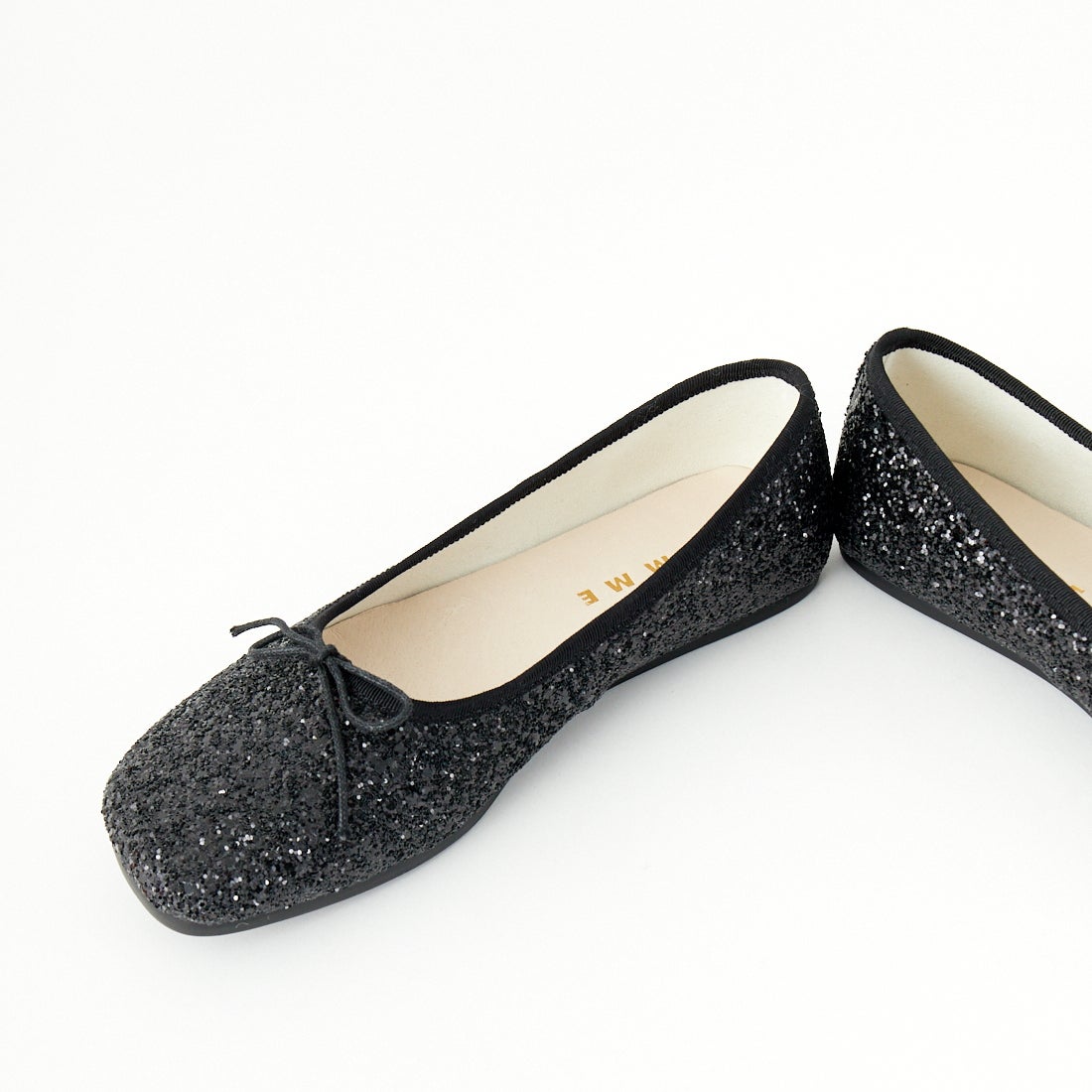 REMME [レメ] ビジューフラットシューズ [ZH-25S016-GL] BLACK